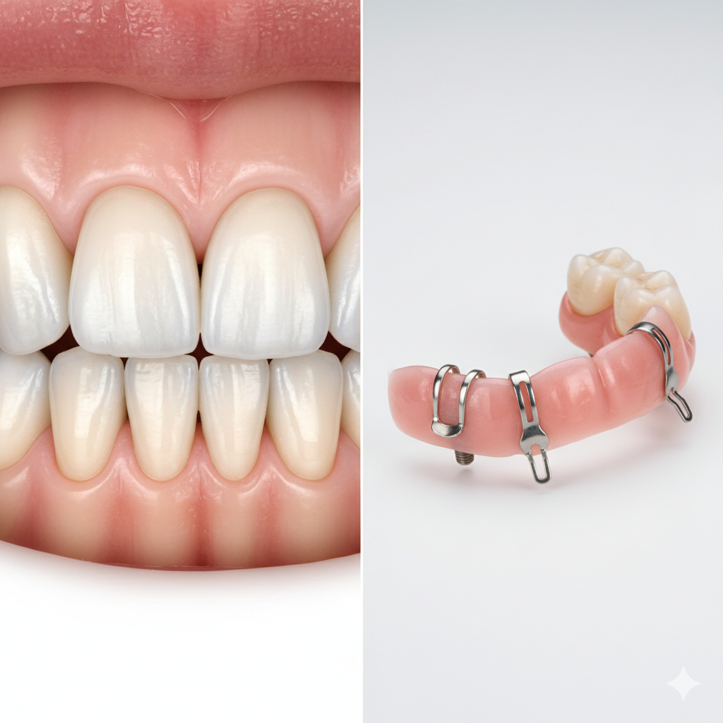prótesis dental fija vs removible prótesis dental fija vs removible